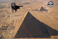 fly over pyramids