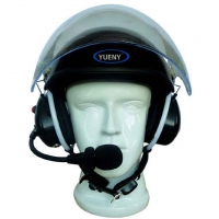 Carbon Paramotor Helm 4000 mit Headset und Funk und Anschluss für Bluetoothmodul